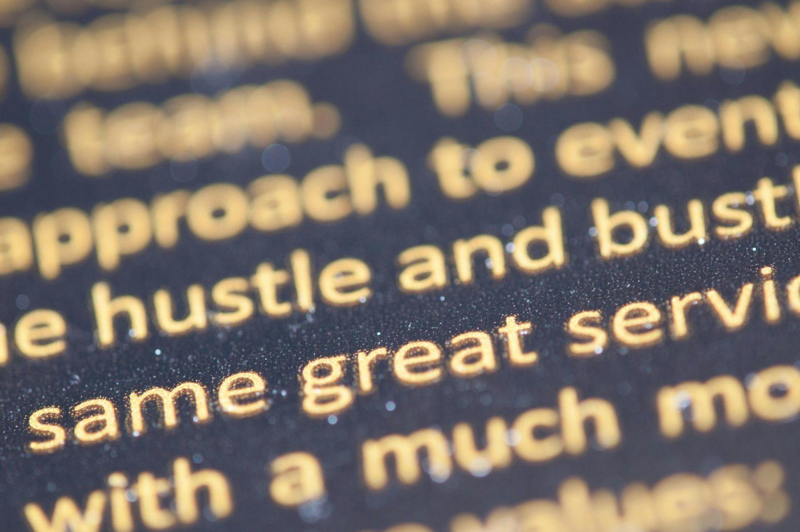 Example text in slightly different fonts | Web Design Surrey