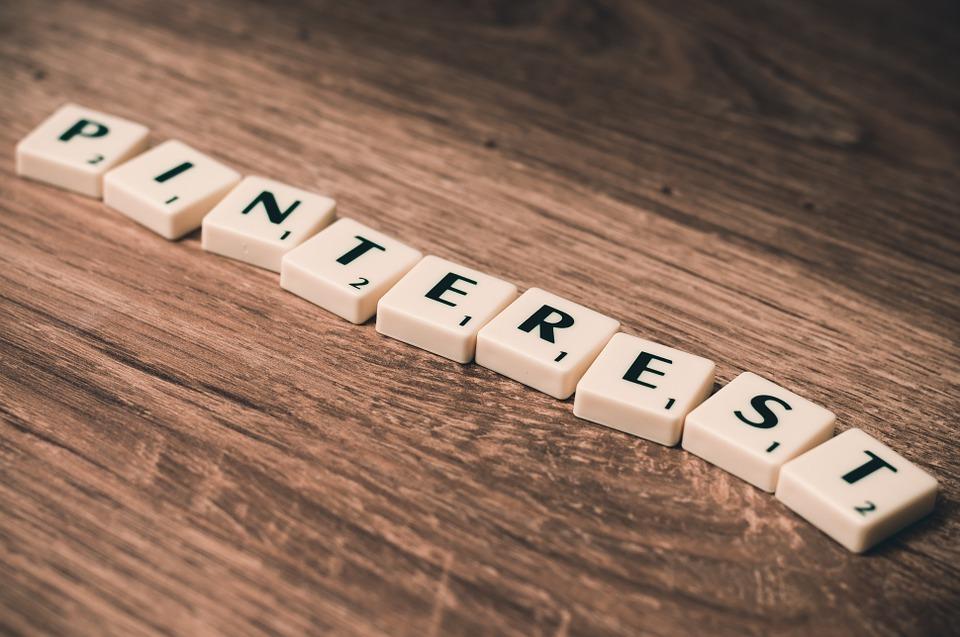 Scrabble tiles spelling out 'Pinterest' | SEO Surrey | Thunderbolt