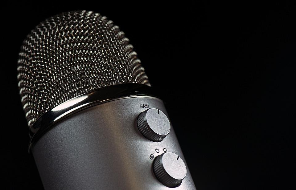 A close up of a microphone/recorder | Thunderbolt