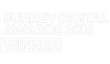 A logo showing that Thunderbolt was a winner at the Surrey Digital Awards 2018